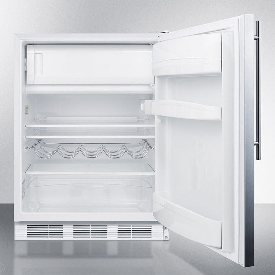 24" Wide Built-in Refrigerator-freezer, ADA Compliant - (CT661WBISSHVADA)