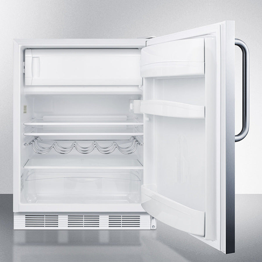 24" Wide Built-in Refrigerator-freezer, ADA Compliant - (CT661WBISSTBADA)
