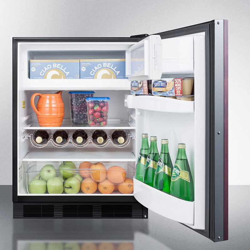 24" Wide Built-in Refrigerator-freezer, ADA Compliant (panel Not Included) - (CT663BKBIIFADA)