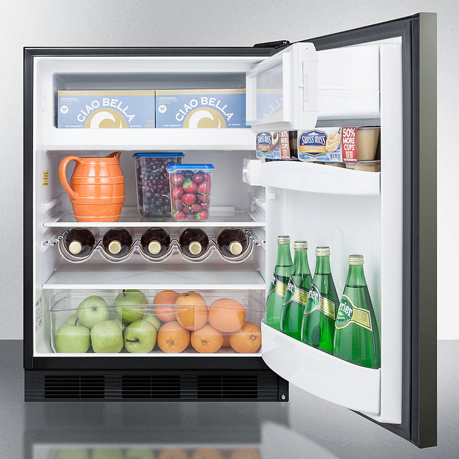 24" Wide Built-in Refrigerator-freezer, ADA Compliant - (CT663BKBIKSHHADA)