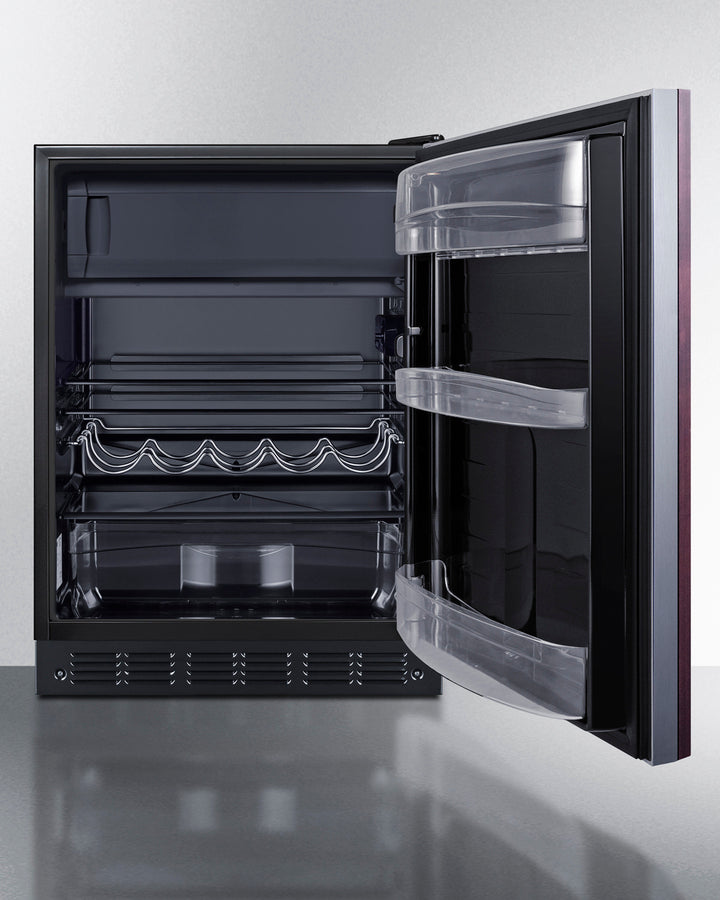 24" Wide Refrigerator-freezer, ADA Compliant (panel Not Included) - (CT66BK2SSIFADA) - SUMMIT