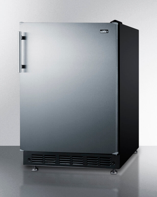 24" Wide Refrigerator-freezer - (CT66BK2SSRS) - SUMMIT