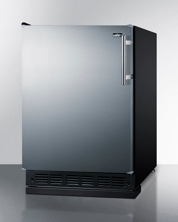 24" Wide Refrigerator-freezer - (CT66BK2SSRSLHD) - SUMMIT