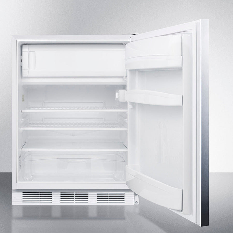 24" Wide Refrigerator-freezer, ADA Compliant - (CT66LWSSHHADA)