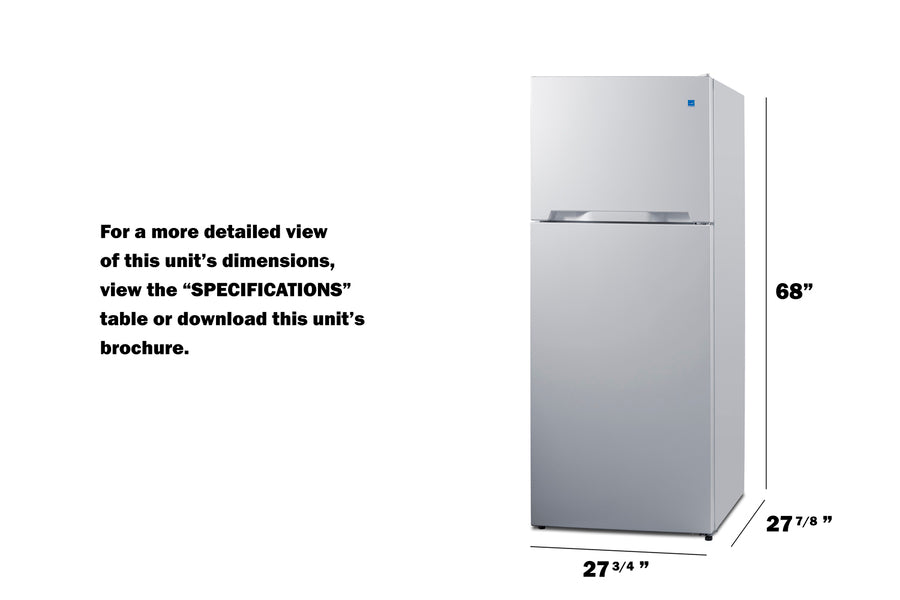 28" Wide Top-Mount Refrigerator-Freezer - (CTR151W)