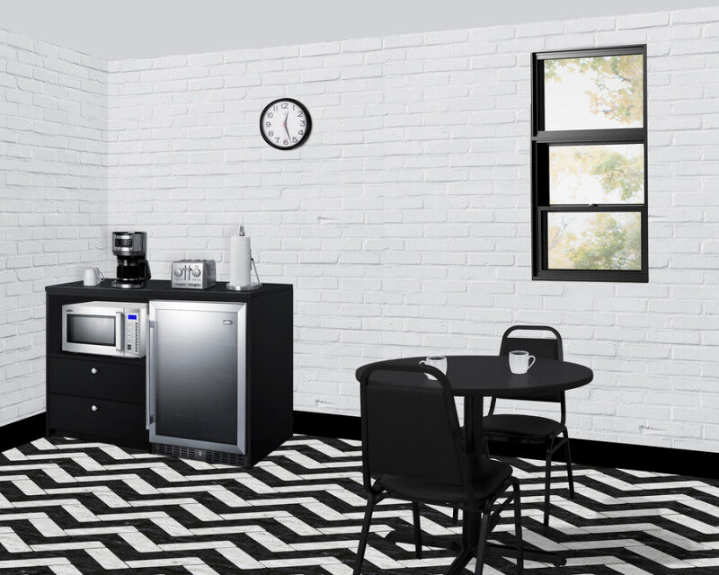 52" Wide Casework Suite With Beverage Center and Microwave, ADA Height - (CWSUITE52G)