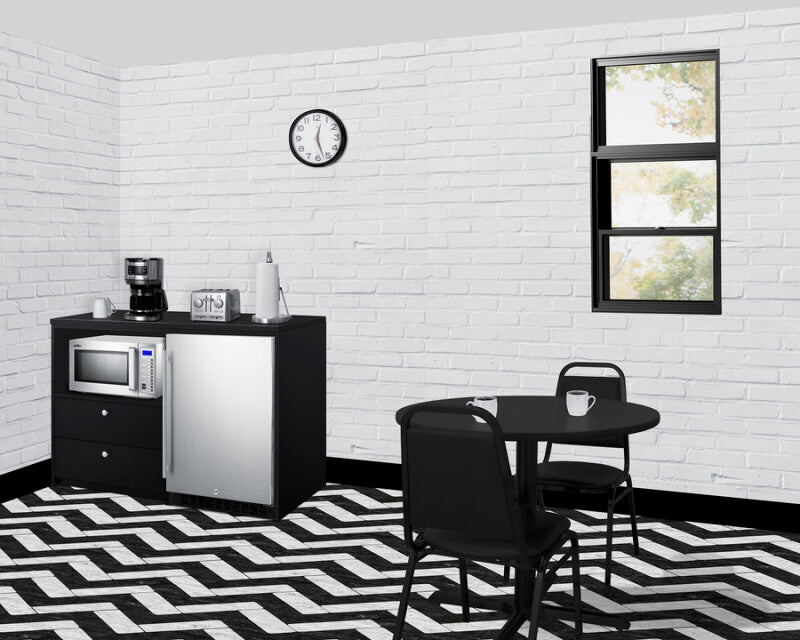 52" Wide Casework Suite With Refrigerator and Microwave, ADA Height - (CWSUITE52R)