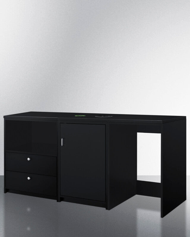 74" Wide Casework Suite With Beverage Center and Microwave, ADA Height - (CWSUITE74G)