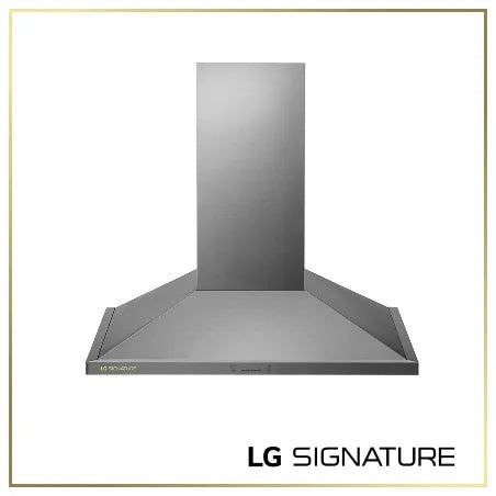 LG SIGNATURE HCEU3039X 30 inch wall mount chimney range hood front view