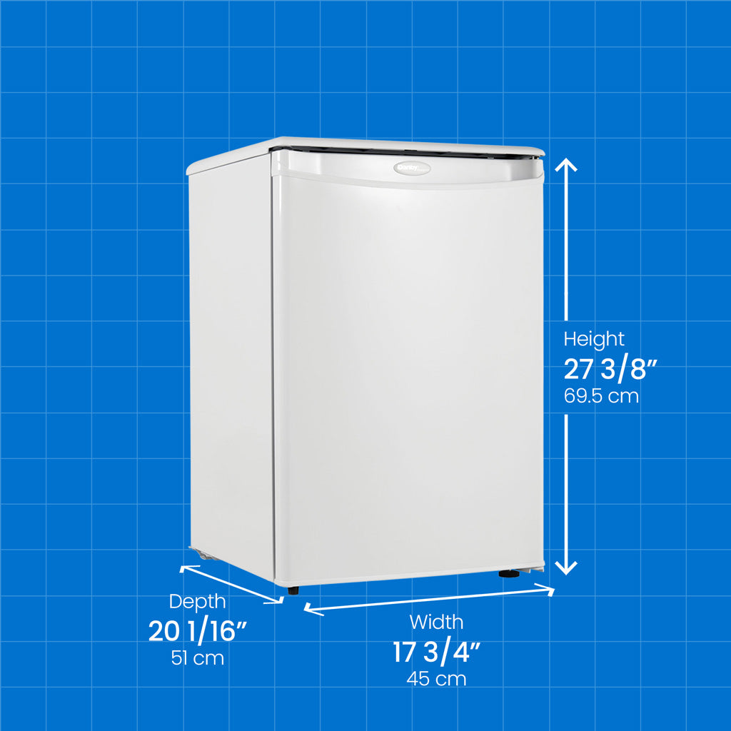 Danby 2.6 cu. ft. Compact Fridge in White - (DAR026A1WDD) - DANBY
