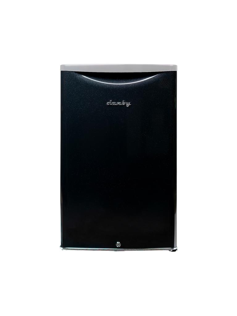 Danby 4.4 cu. ft. Retro Compact Fridge in Midnight Black - (DAR044A6MDB) - DANBY