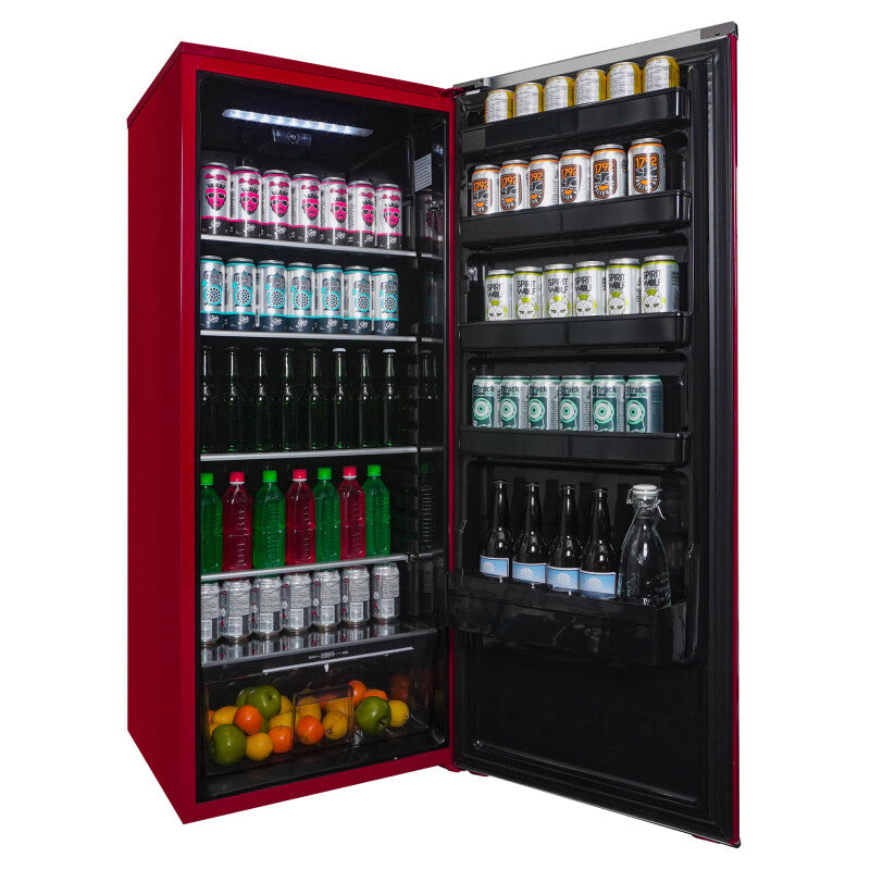 Danby 11.0 cu. ft. Apartment Size Fridge in Metallic Red - (DAR110A3LDB) - DANBY