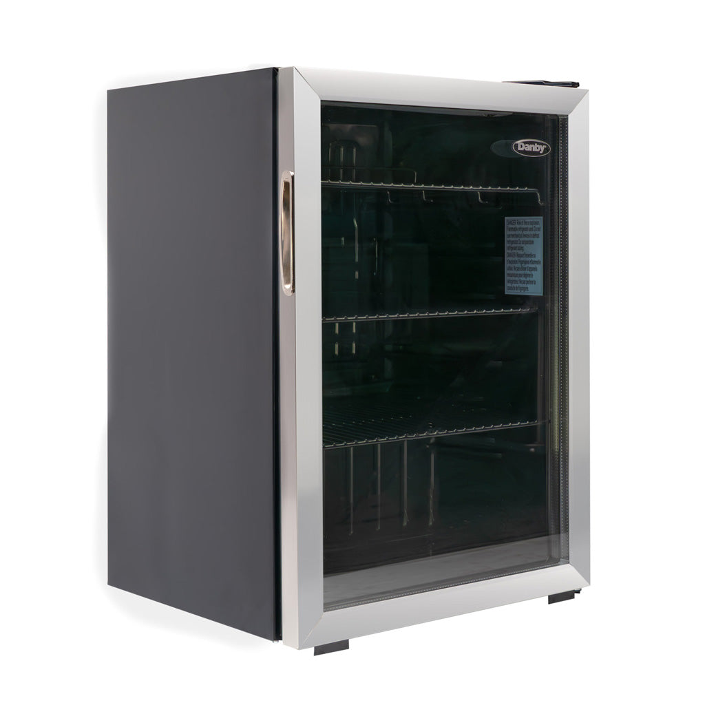 Danby 2.6 cu. ft. Free-Standing Beverage Center in Stainless Steel - (DBC026A1BSSDB) - DANBY
