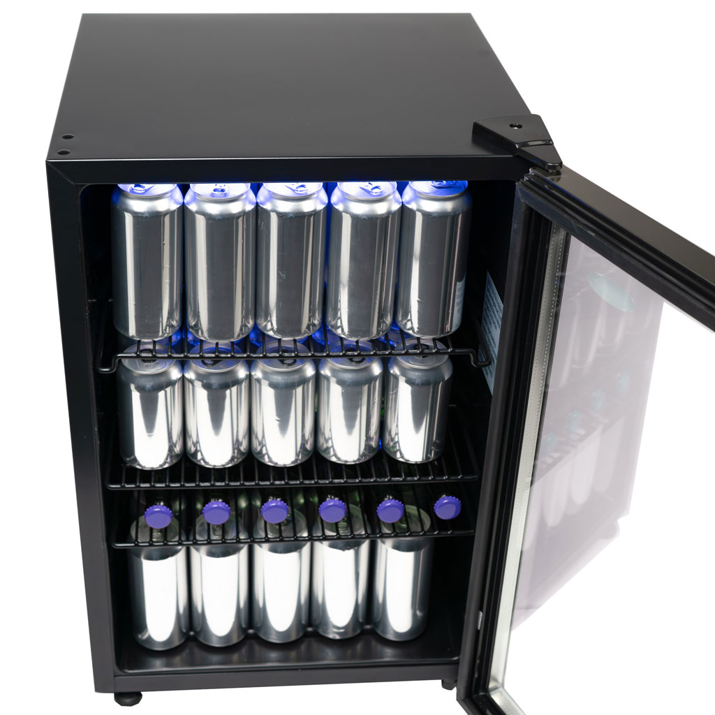 Danby 2.6 cu. ft. Free-Standing Beverage Center in Stainless Steel - (DBC026A1BSSDB) - DANBY