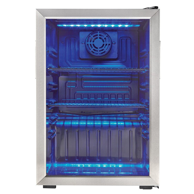 Danby 2.6 cu. ft. Free-Standing Beverage Center in Stainless Steel - (DBC026A1BSSDB) - DANBY