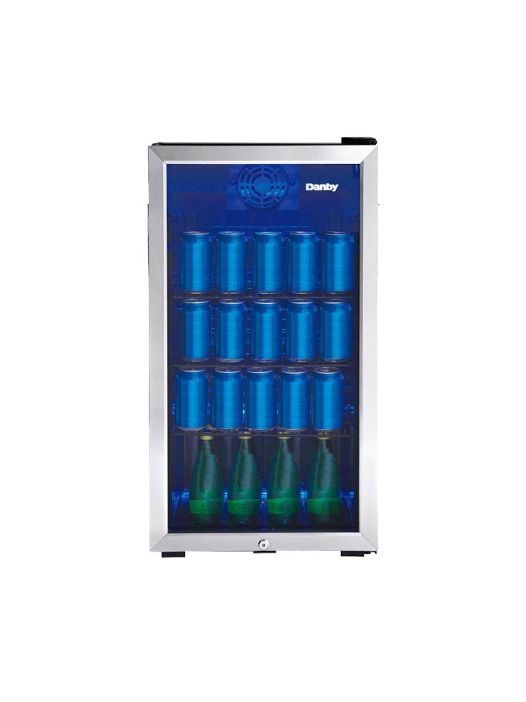Danby new 3.1 cu. ft. Free-Standing Beverage Center in Stainless Steel - (DBC117A1BSSDB6) - DANBY