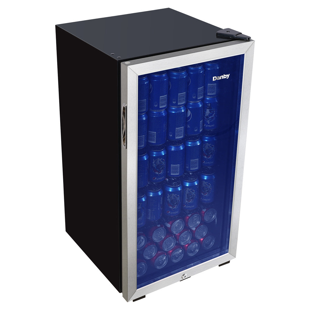 Danby new 3.1 cu. ft. Free-Standing Beverage Center in Stainless Steel - (DBC117A1BSSDB6) - DANBY