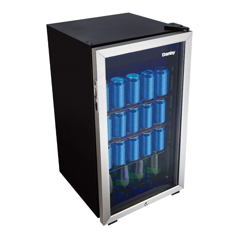 Danby new 3.1 cu. ft. Free-Standing Beverage Center in Stainless Steel - (DBC117A1BSSDB6) - DANBY