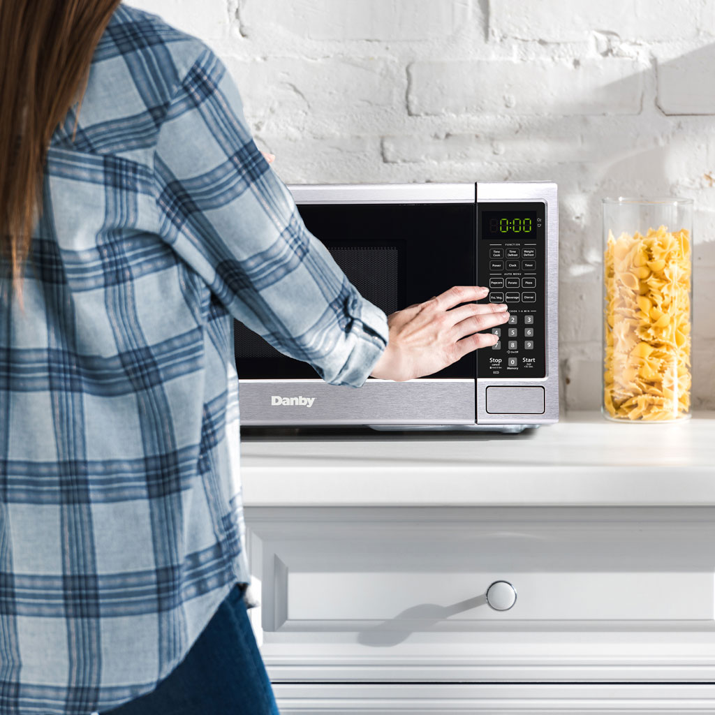 Danby 0.7 cu ft. Black Microwave with Convenience Cooking Controls - (DBMW009201M1)