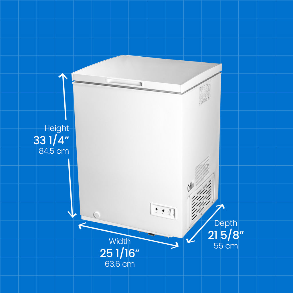 Danby 5.0 cu. ft. Square Model Chest Freezer DOE - (DCF050A5WDB)