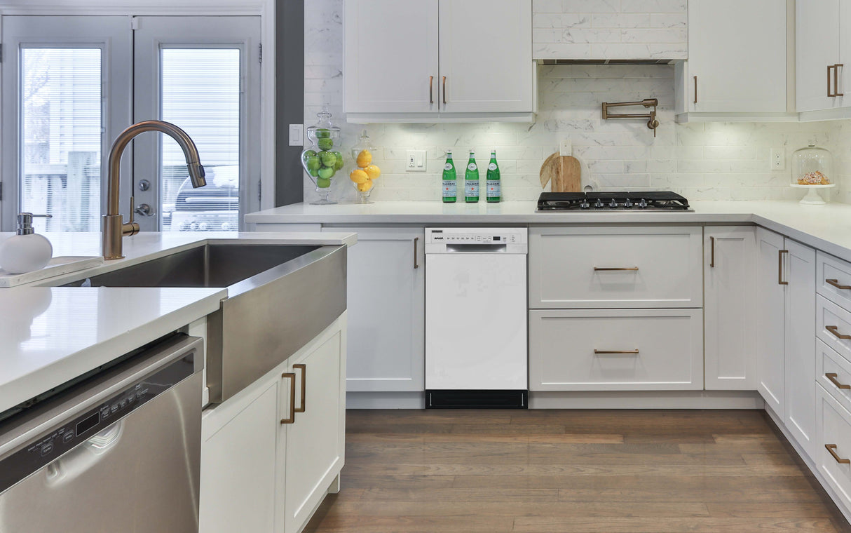 Bevoi DDV18BEVWW 18" Built-in Dishwasher White - (DDV18BEVWW)