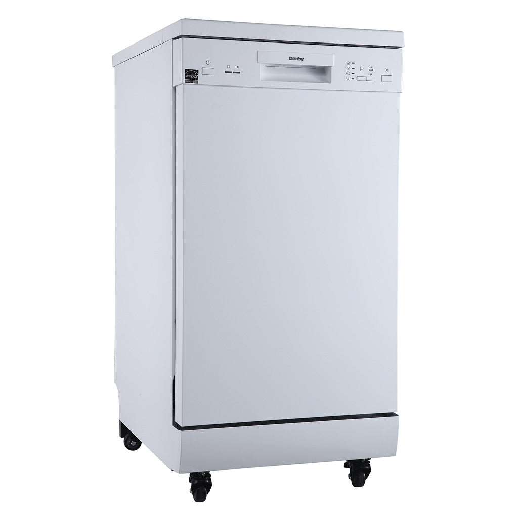 Danby 18" Wide Portable Dishwasher in White - (DDW1805EWP) - DANBY