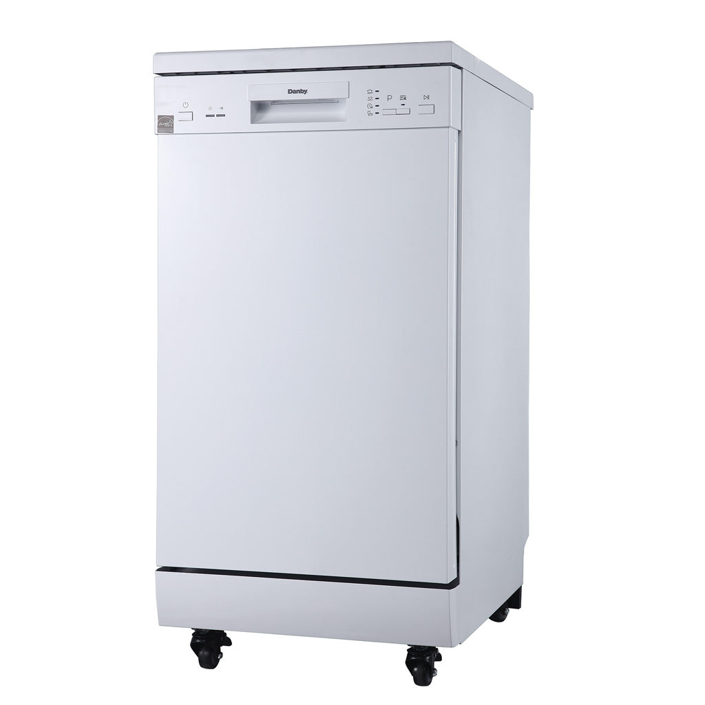 Danby 18" Wide Portable Dishwasher in White - (DDW1805EWP) - DANBY