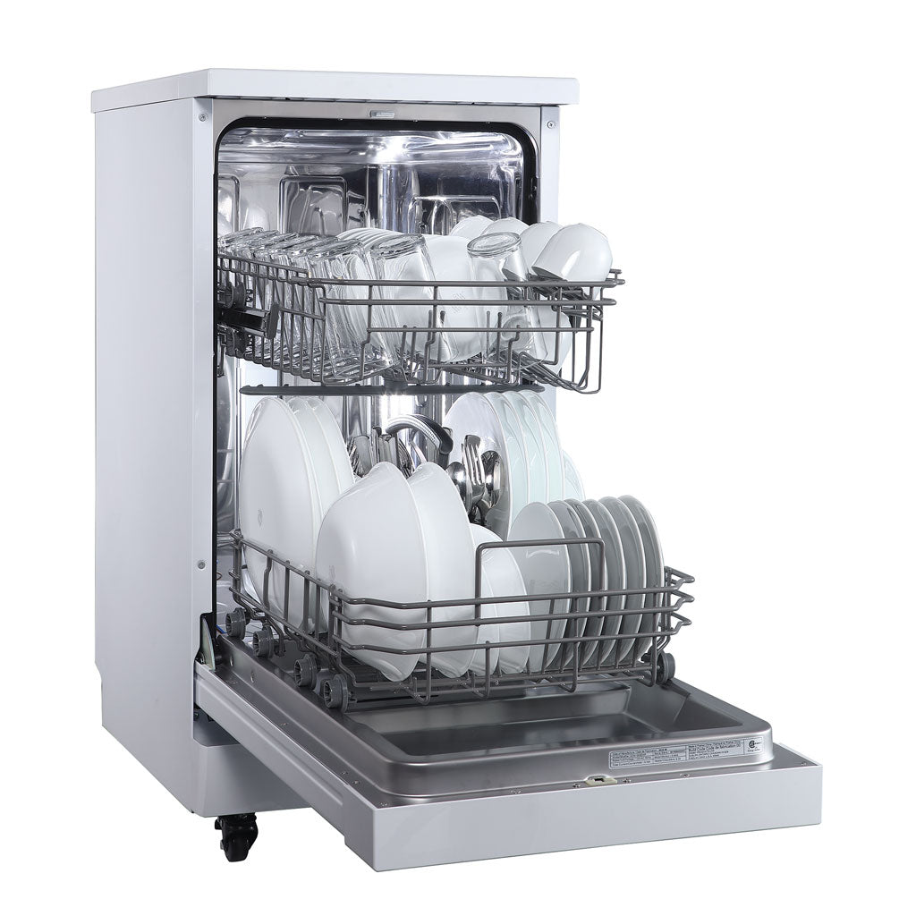 Danby 18" Wide Portable Dishwasher in White - (DDW1805EWP) - DANBY