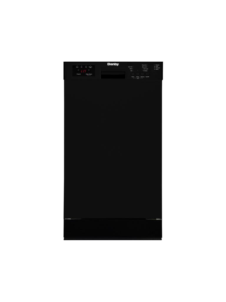 Danby 18" Wide Built-in Dishwasher in Black - (DDW18D1EB) - DANBY