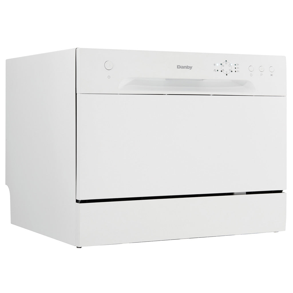 Danby 6 Place Setting Countertop Dishwasher in White - (DDW621WDB) - DANBY