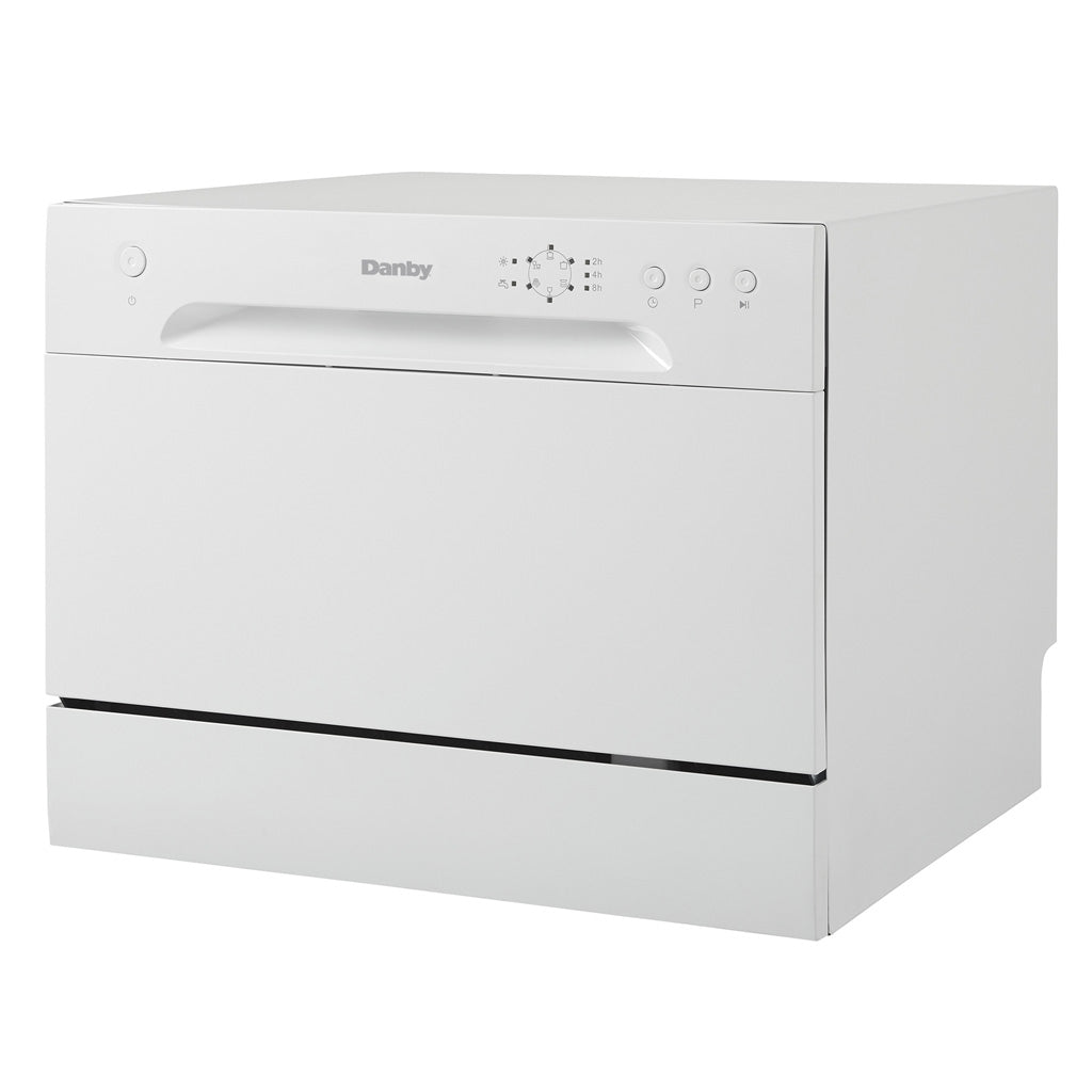 Danby 6 Place Setting Countertop Dishwasher in White - (DDW621WDB) - DANBY