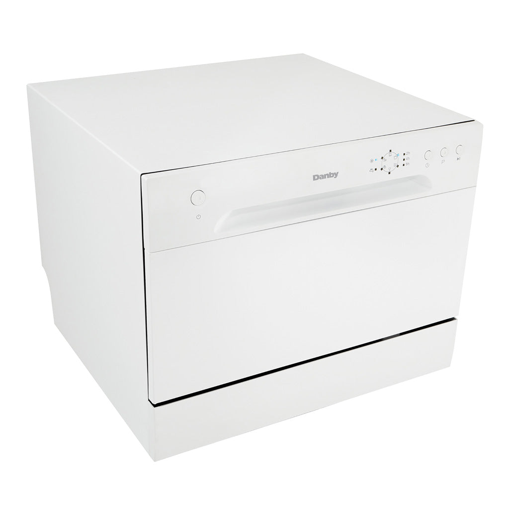 Danby 6 Place Setting Countertop Dishwasher in White - (DDW621WDB) - DANBY