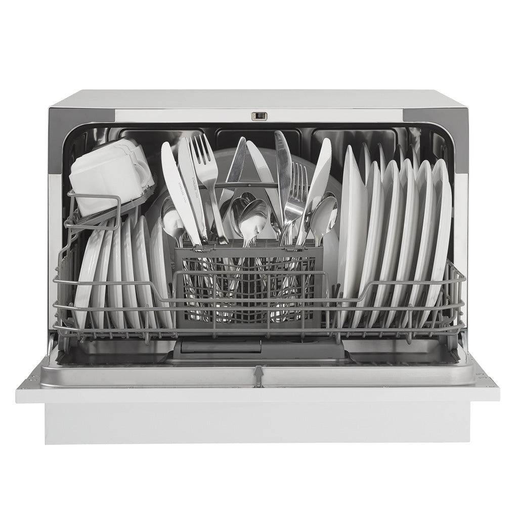 Danby 6 Place Setting Countertop Dishwasher in White - (DDW621WDB) - DANBY