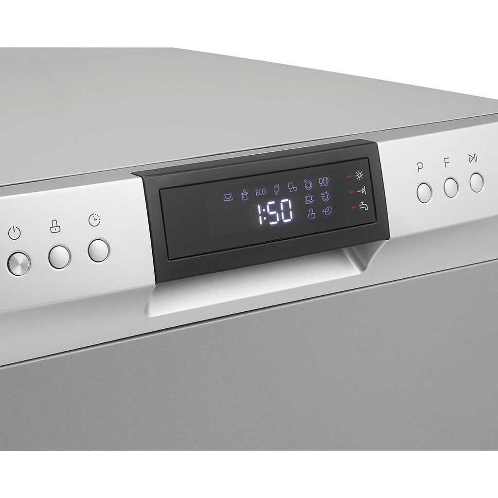 Danby 6 Place Setting Countertop Dishwasher in Silver - (DDW631SDB) - DANBY