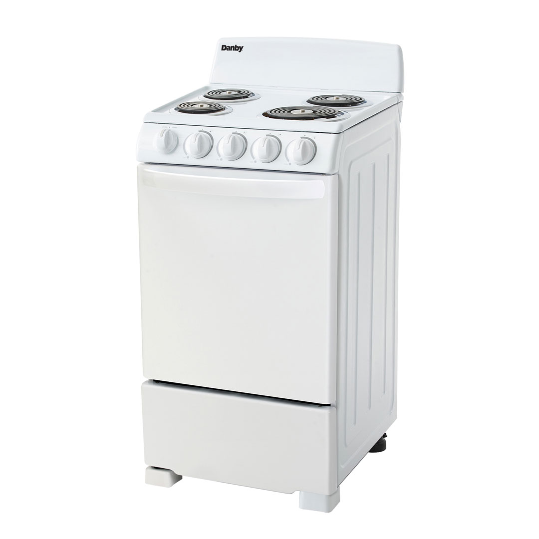 Danby 20" Wide Electric Range in White - (DER202W) - DANBY