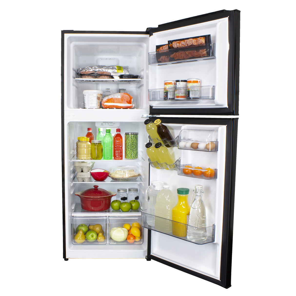 Danby 10.1 cu. ft. Top Mount Apartment Size Fridge in Black - (DFF101B1BDB) - DANBY