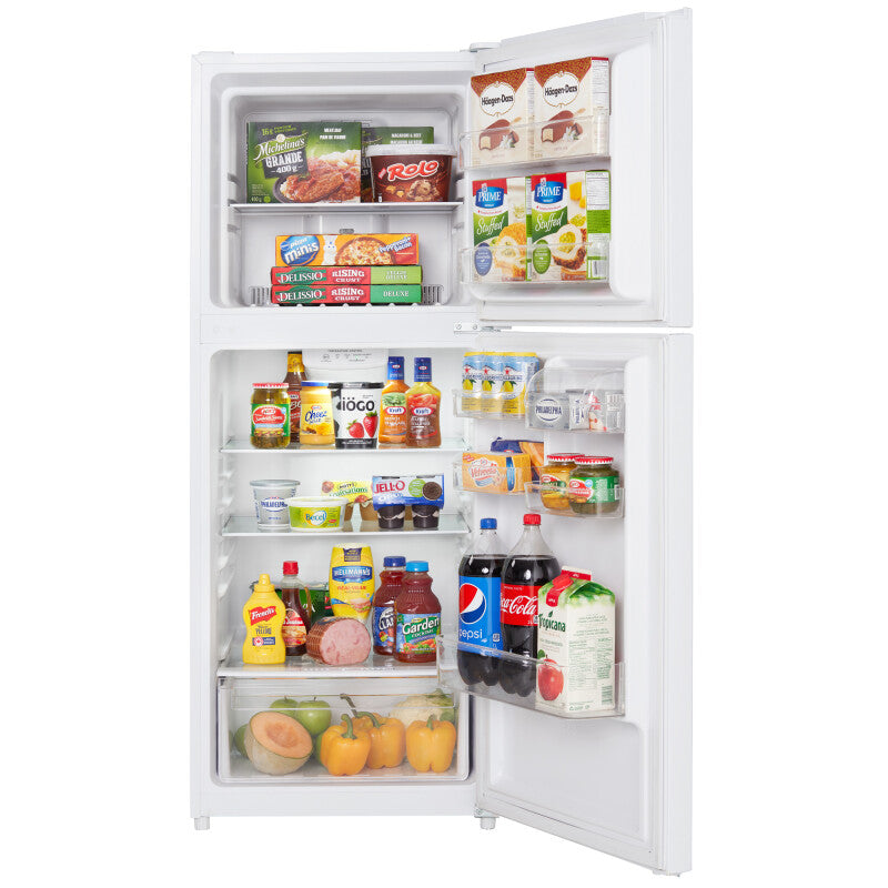 Danby 10.1 cu. ft. Top Mount Apartment Size Fridge in White - (DFF101B2WDB) - DANBY