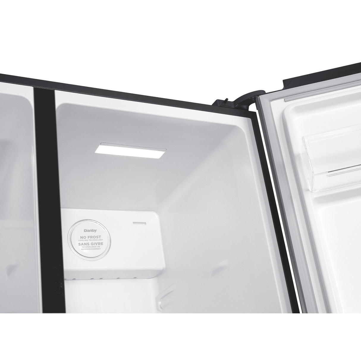 21.2 Cu. Ft. Side-by-side Refrigerator Look - (DFF212B1SLDB) - DANBY