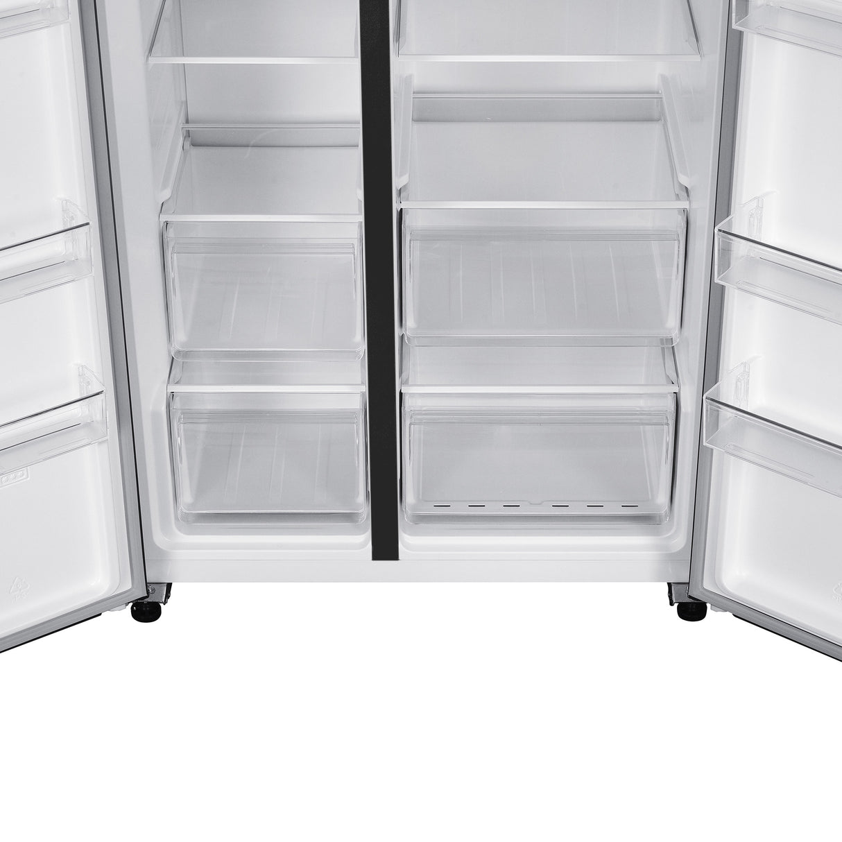 21.2 Cu. Ft. Side-by-side Refrigerator Look - (DFF212B1SLDB) - DANBY
