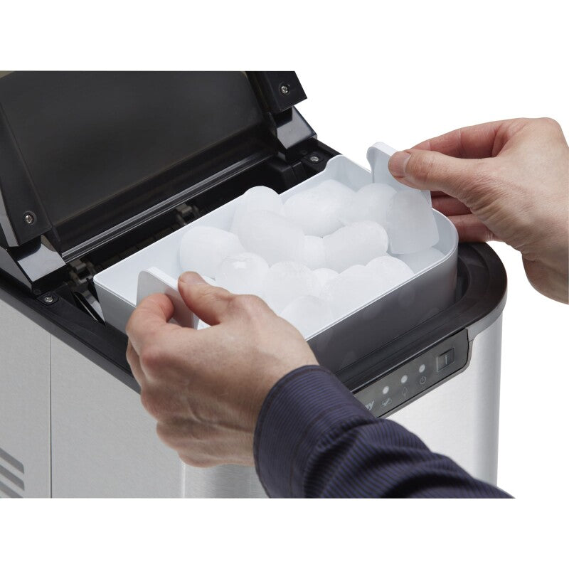 Danby 25 lbs. Countertop Ice Maker in Stainless Steel - (DIM2500SSDB) - DANBY
