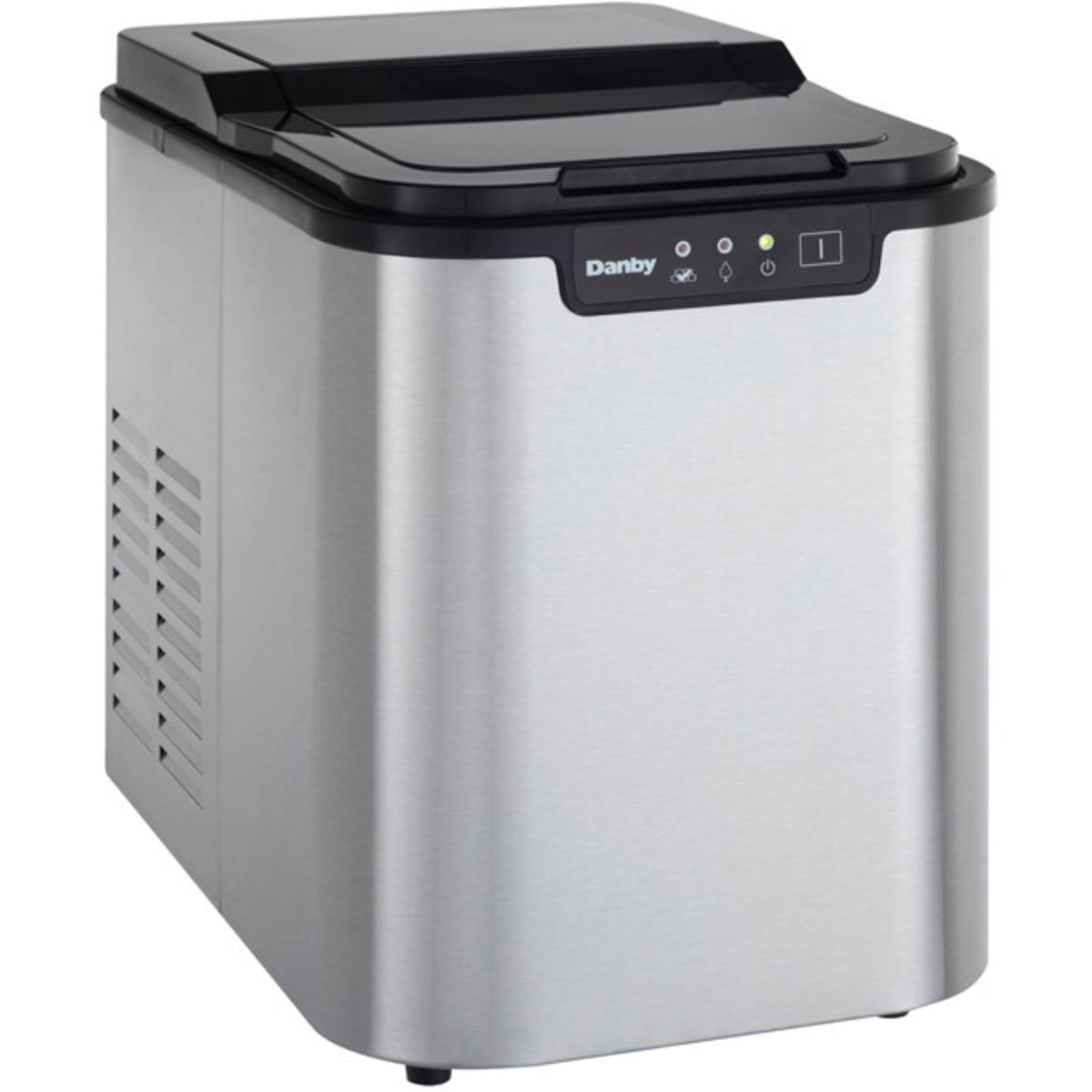 Danby DIM2500SSDB Countertop Ice Maker 2 lbs. Storage Capacity 25 lbs. Daily Production in Stainless Steel