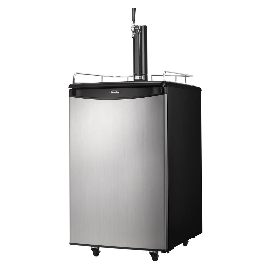 Danby 5.4 cu. ft. Single Tap Keg Cooler in Stainless Steel - (DKC054A1BSLDB)