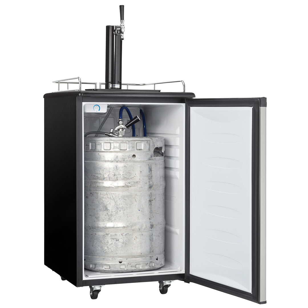 Danby 5.4 cu. ft. Single Tap Keg Cooler in Stainless Steel - (DKC054A1BSLDB)