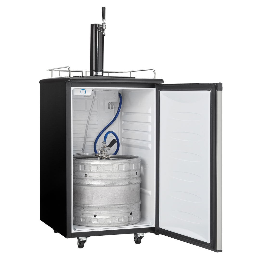 Danby 5.4 cu. ft. Single Tap Keg Cooler in Stainless Steel - (DKC054A1BSLDB)