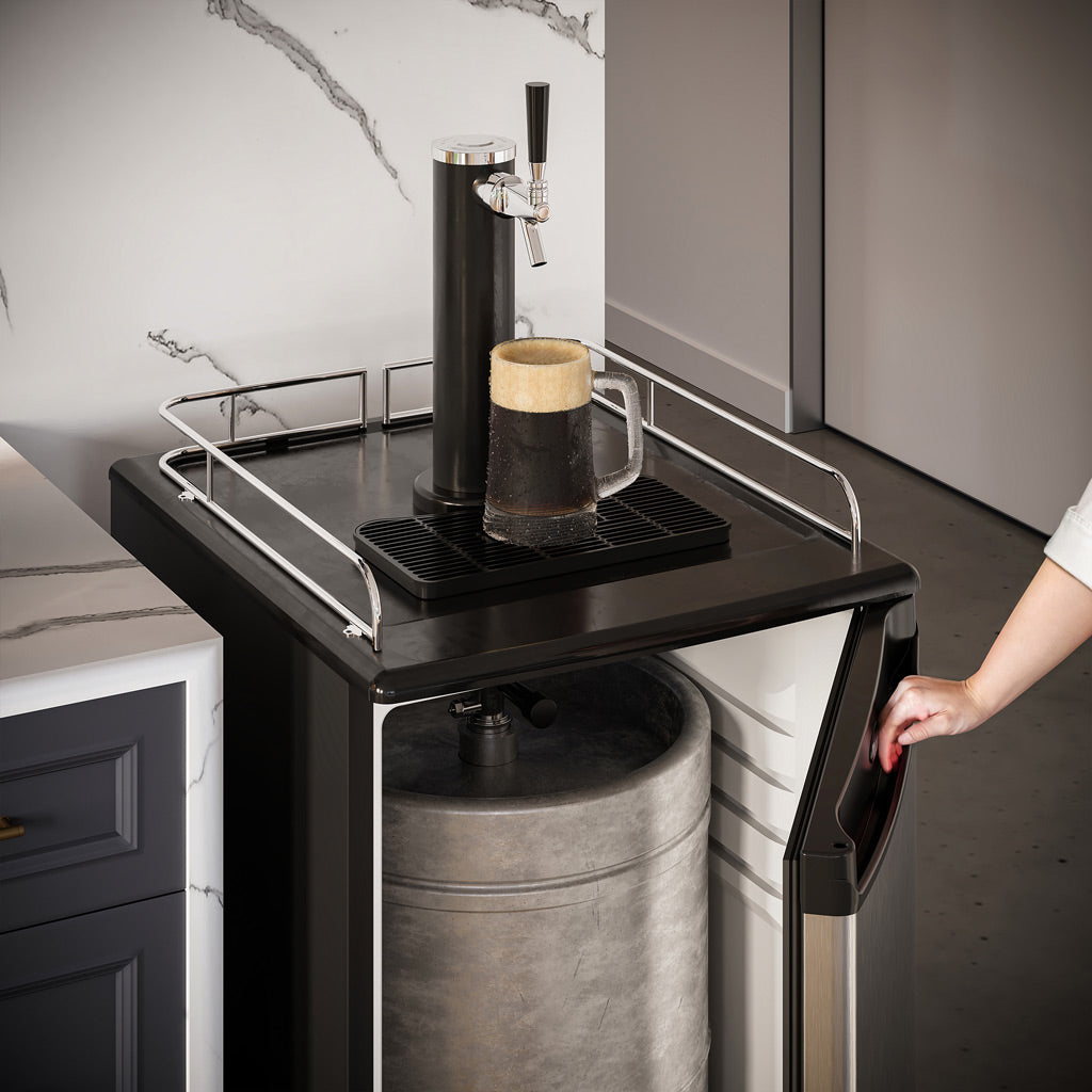 Danby 5.4 cu. ft. Single Tap Keg Cooler in Stainless Steel - (DKC054A1BSLDB)