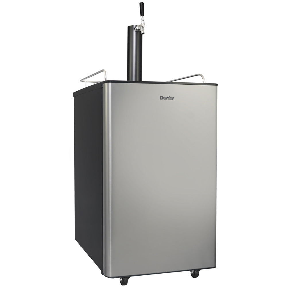 Danby 5.4 cu. ft. Single-Tap Keg Cooler in Stainless Steel - (DKC054A9SLDB)