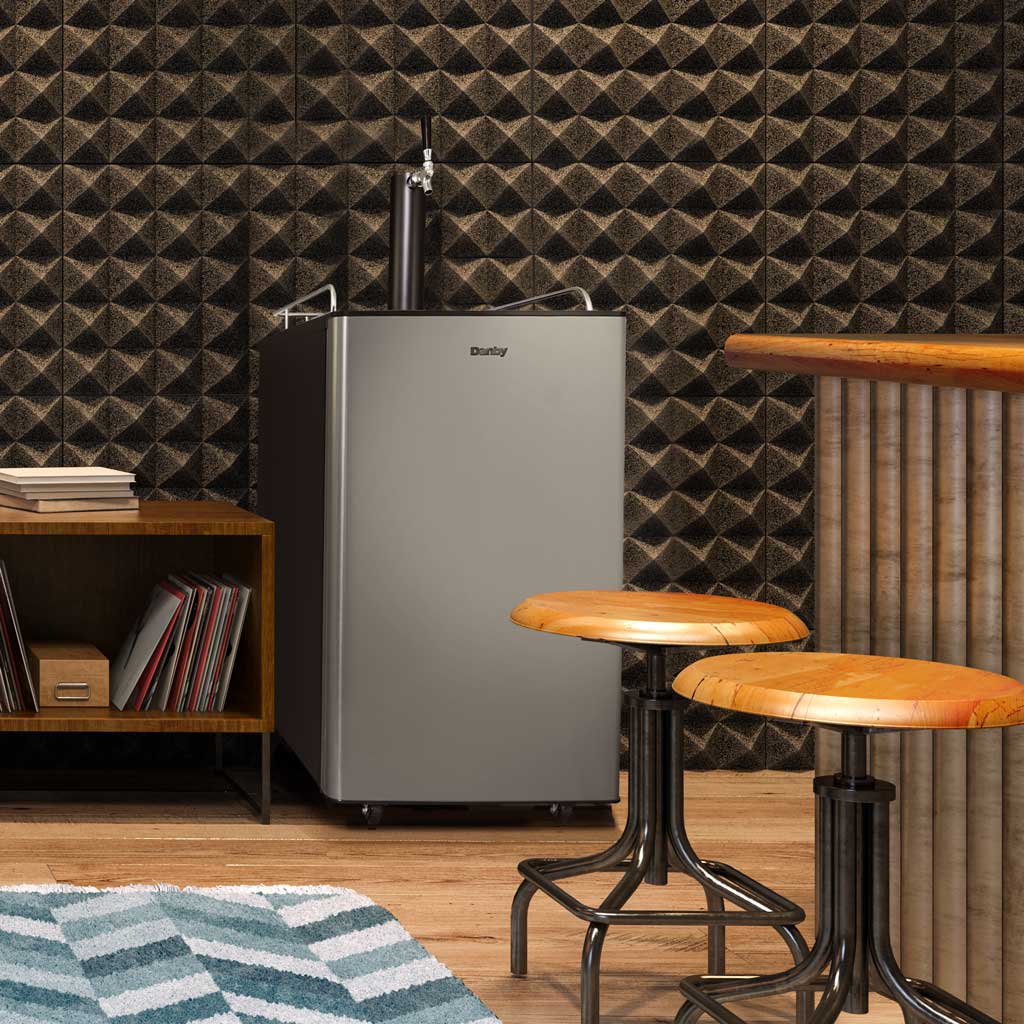 Danby 5.4 cu. ft. Single-Tap Keg Cooler in Stainless Steel - (DKC054A9SLDB)