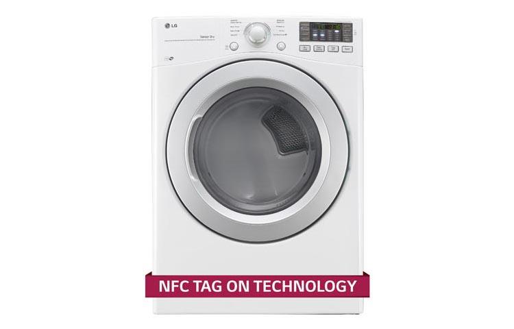 7.4 cu. ft. Ultra Large Capacity Dryer w/ NFC Tag On Technology - (DLE3170W)