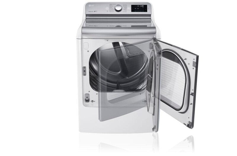9.0 Cu. Ft. Mega Large Capacity TurboSteam™ Dryer With EasyLoad™ Door - (DLEX7700WE)