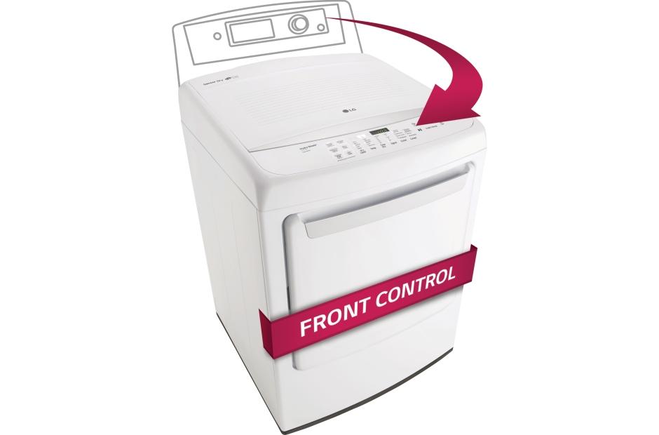 7.3 cu. ft. Ultra Large Capacity High Efficiency Front Control Dryer w/ NFC Tag On - (DLG1502W)